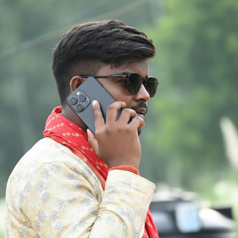 Contact Phone Illustration